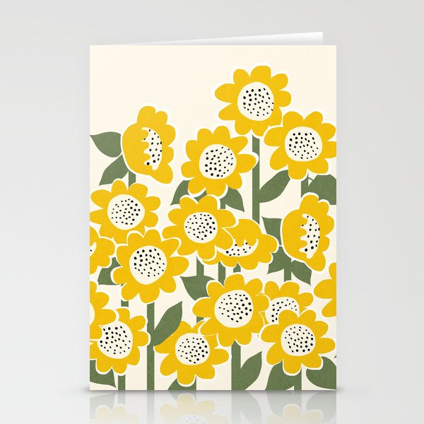 Sunny Flowers #1 Stationery Card Gallery Image 2