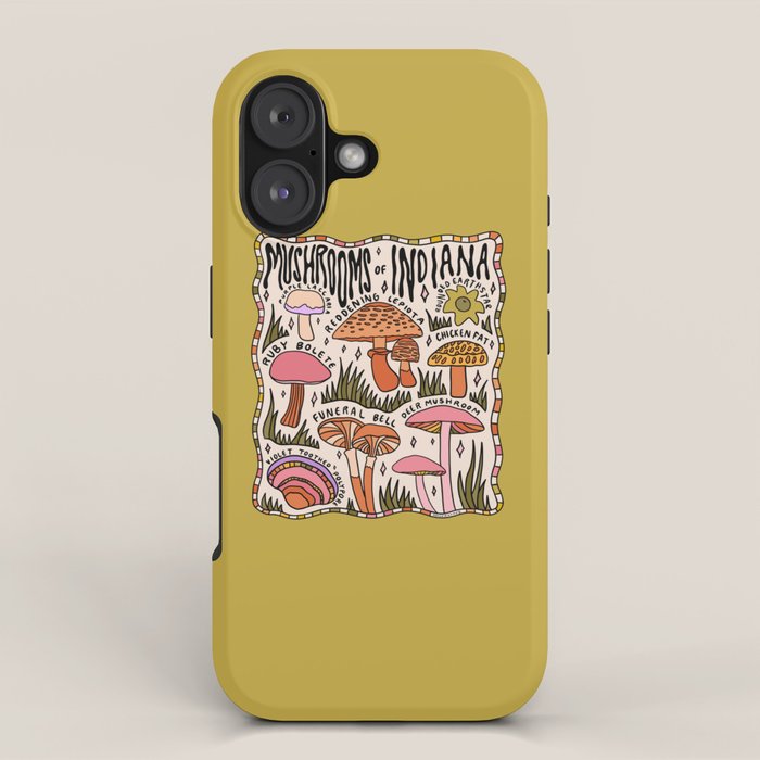 Mushrooms of Indiana iPhone Case Gallery Image 1