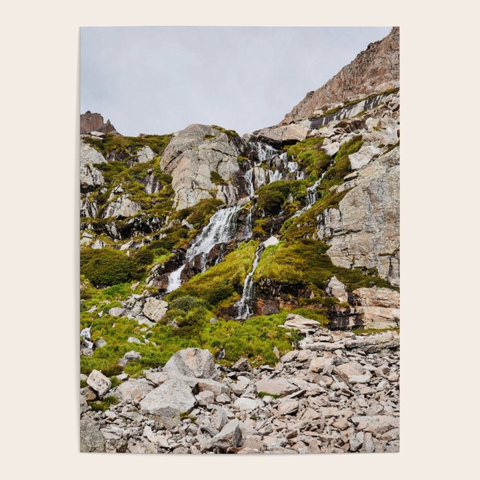 Chasm Lake Waterfall Poster Gallery Image 1