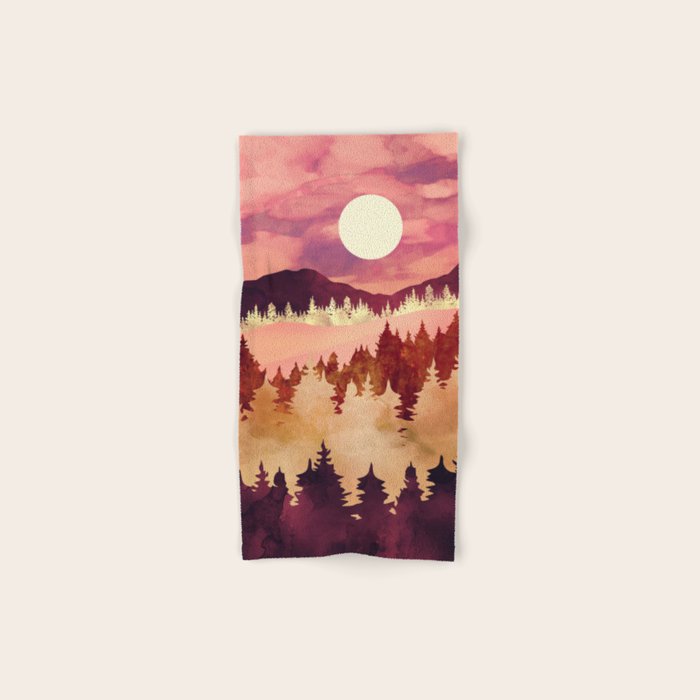 Autumn Sunset Bath Towel Gallery Image 1