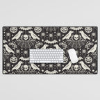 All Hallows' Eve - Black Ivory Halloween Desk Mat Gallery Image 1