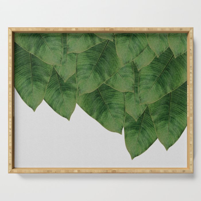 Banana Leaf III Serving Tray Gallery Image 1