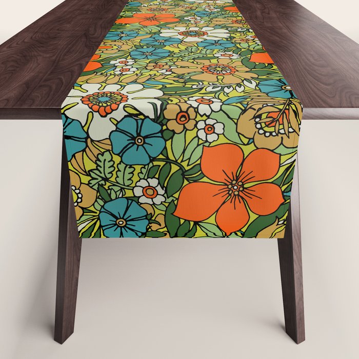 70s Plate Table Runner Gallery Image 1