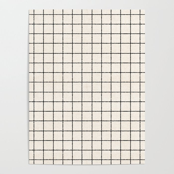 LINEN GRID Poster Gallery Image 4
