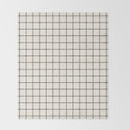 LINEN GRID Throw Blanket Gallery Image 2