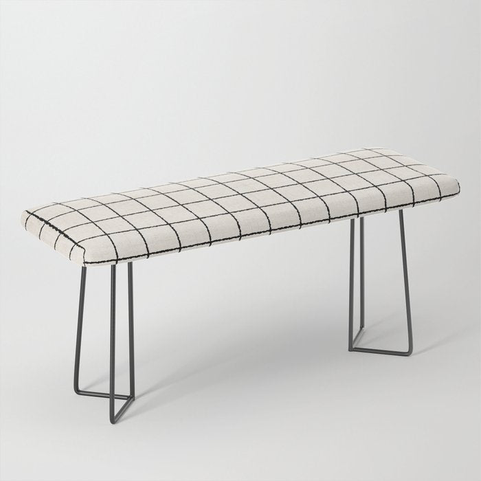 LINEN GRID Bench Gallery Image 1