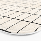LINEN GRID Bath Mat Gallery Image 3