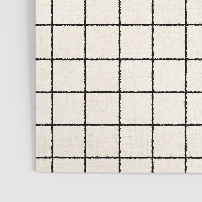 LINEN GRID Poster Gallery Image 3
