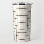LINEN GRID Travel Mug Gallery Image 1