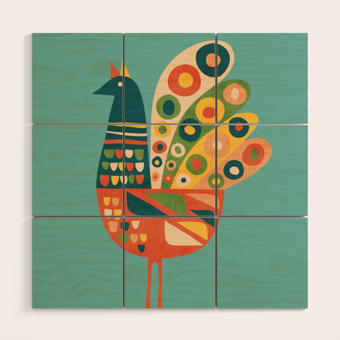 Century Hen Wood Wall Art Gallery Image 1