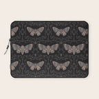 Taxidermy Death Moth at Midnight Laptop Sleeve Gallery Image 1
