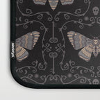 Taxidermy Death Moth at Midnight Laptop Sleeve Gallery Image 3