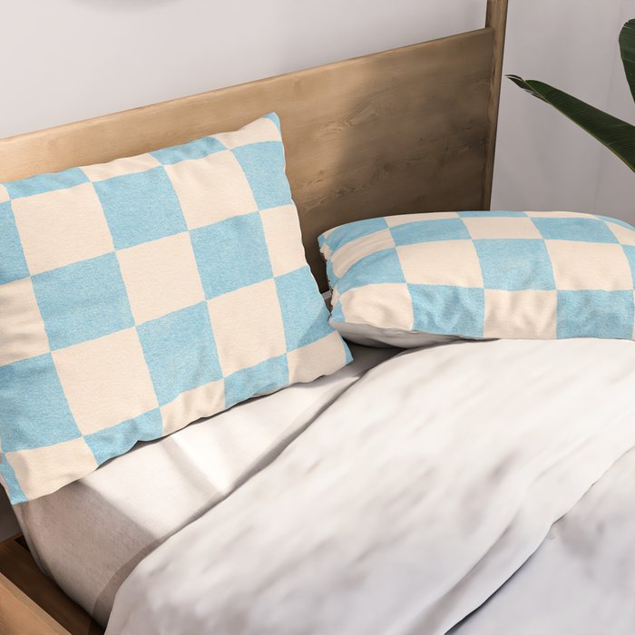 CHECKER - 001 - Iceberg Pillow Sham Gallery Image 2
