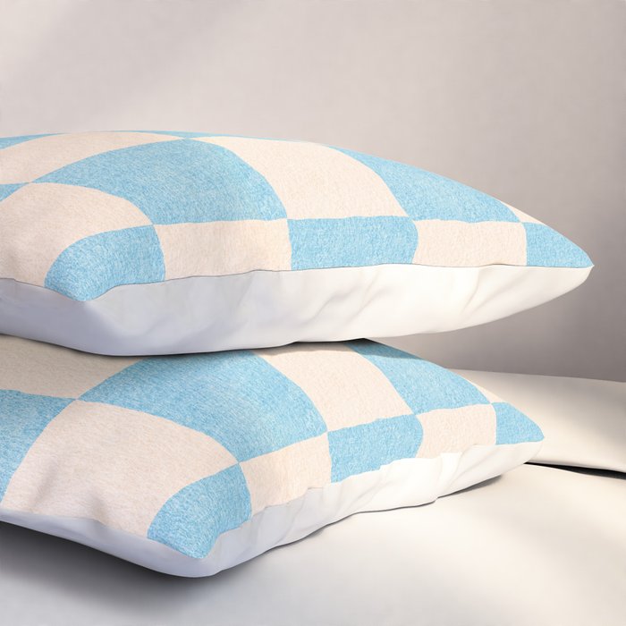 CHECKER - 001 - Iceberg Pillow Sham Gallery Image 3