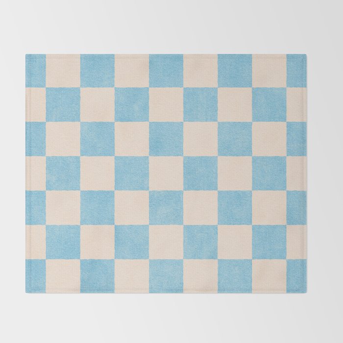 CHECKER - 001 - Iceberg Throw Blanket Gallery Image 2