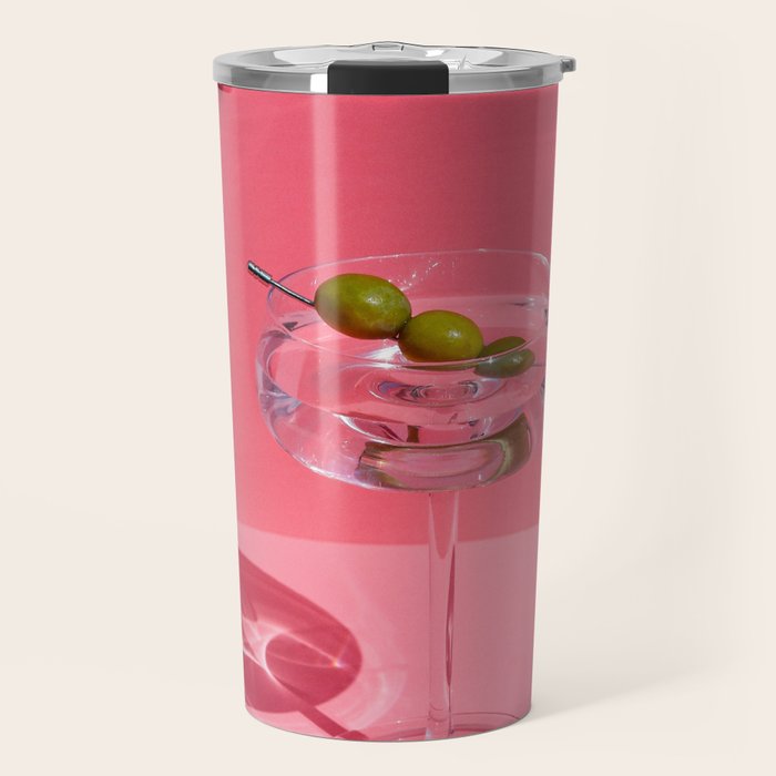 Hot Pink Martini Travel Mug Gallery Image 1
