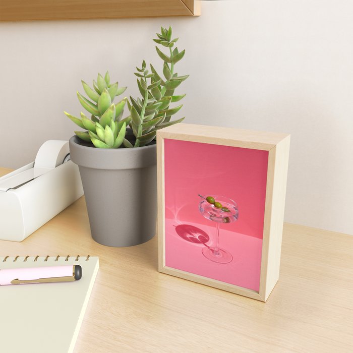 Hot Pink Martini Mini Art Print Gallery Image 2