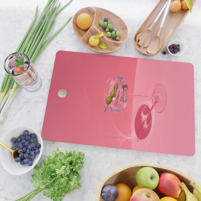 Hot Pink Martini Cutting Board Gallery Image 2