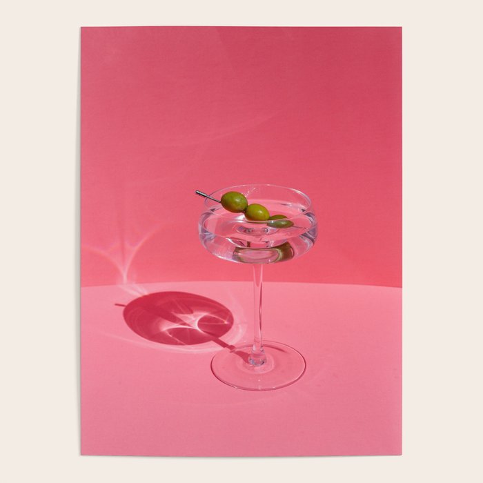 Hot Pink Martini Poster Gallery Image 1