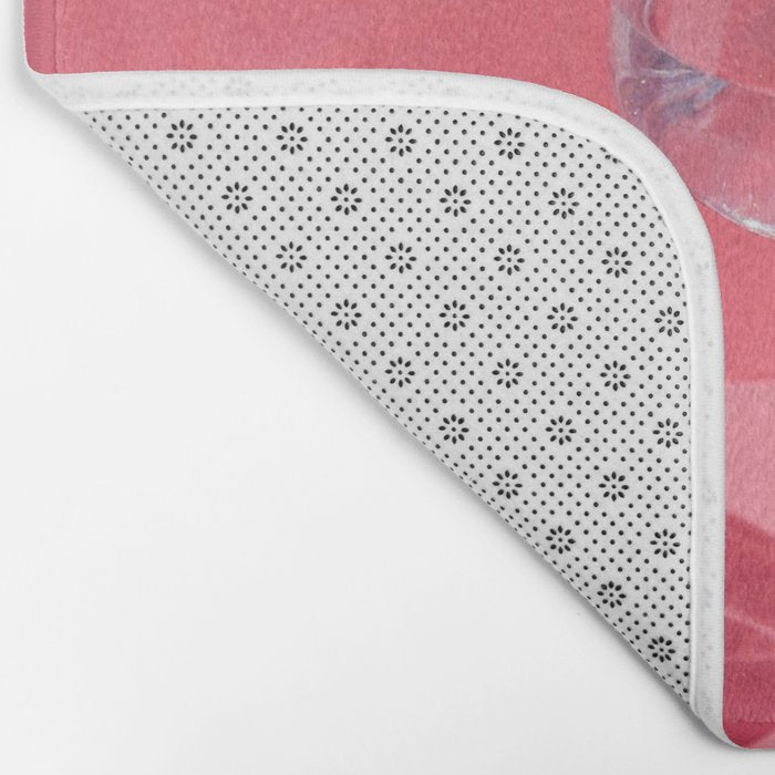 Hot Pink Martini Bath Mat Gallery Image 2