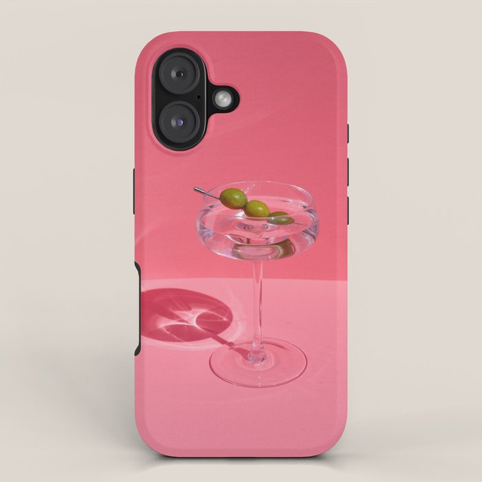 Hot Pink Martini iPhone Case