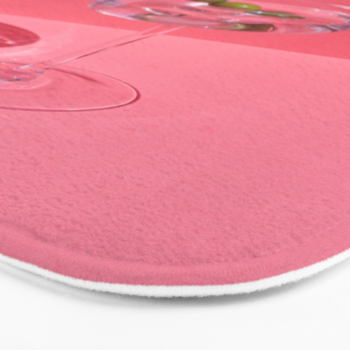 Hot Pink Martini Bath Mat Gallery Image 3