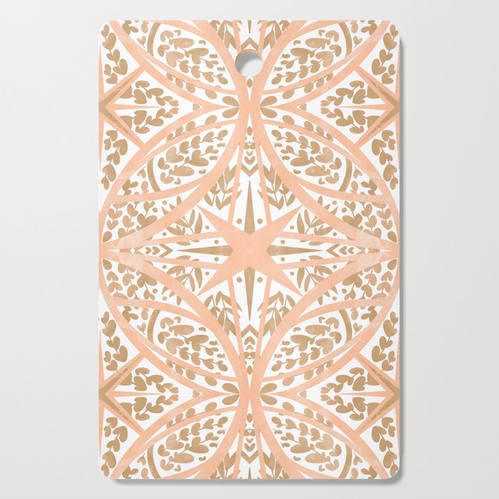 Tile wild leaves starry PF2 Cutting Board Gallery Image 1