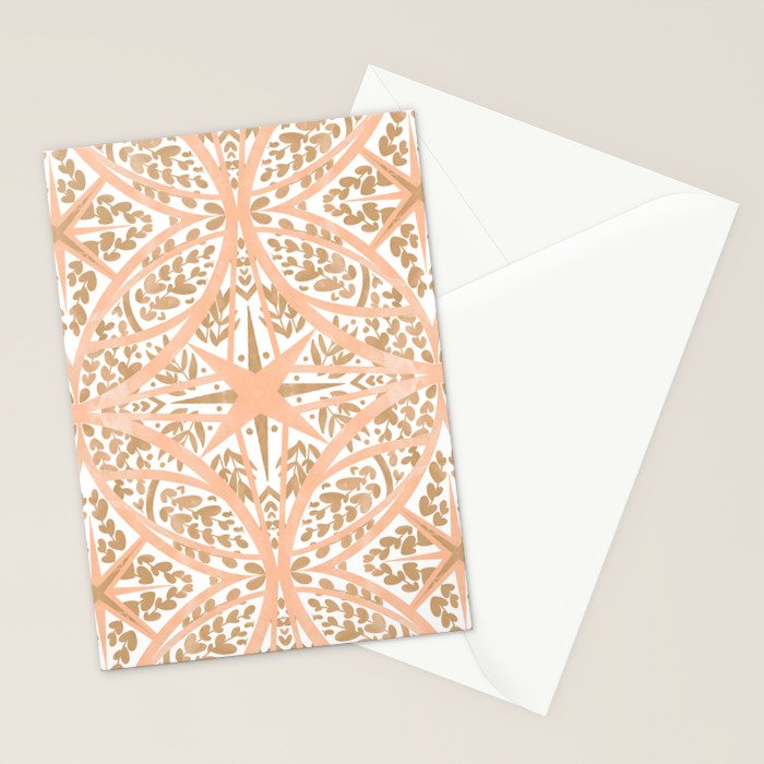 Tile wild leaves starry PF2 Stationery Card Gallery Image 2