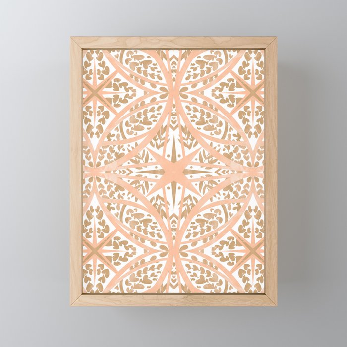 Tile wild leaves starry PF2 Mini Art Print Gallery Image 1