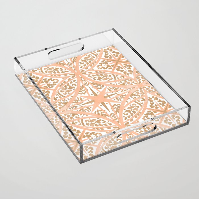 Tile wild leaves starry PF2 Acrylic Tray Gallery Image 1