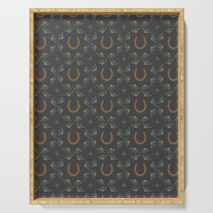 Burning Daylight Pattern  Serving Tray Gallery Image 1