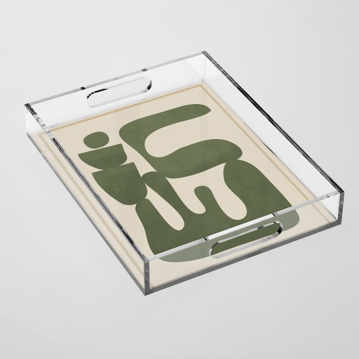 Modern Abstract Minimal Shapes 35 Acrylic Tray Gallery Image 1