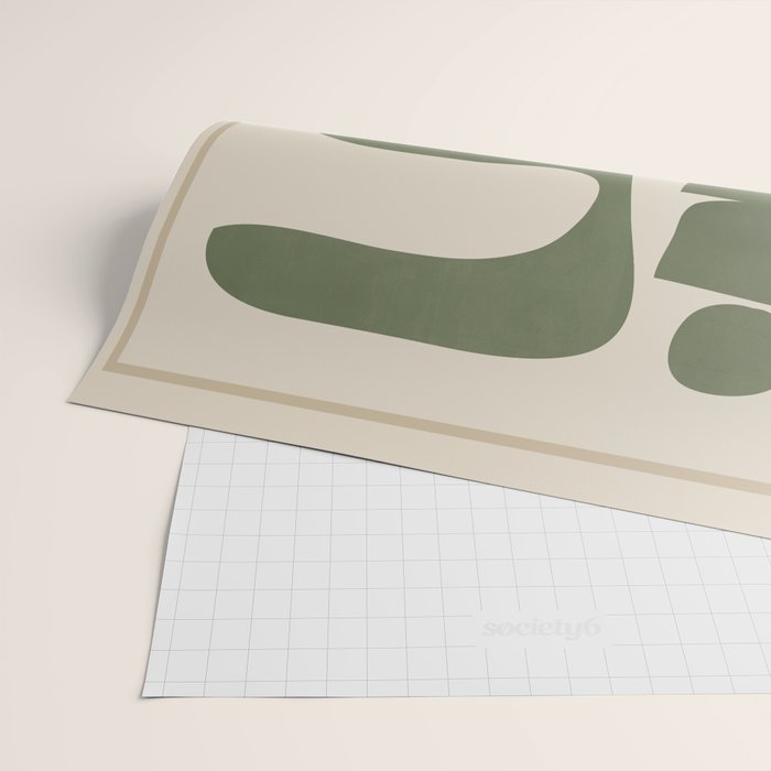 Modern Abstract Minimal Shapes 35 Wrapping Paper Gallery Image 2