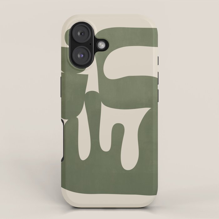 Modern Abstract Minimal Shapes 35 iPhone Case Gallery Image 1