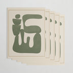 Modern Abstract Minimal Shapes 35 Wrapping Paper Gallery Image 3