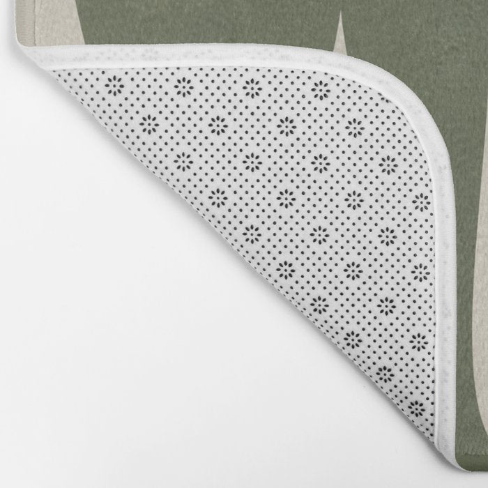 Modern Abstract Minimal Shapes 35 Bath Mat Gallery Image 2