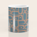 Mid Century Modern Piquet 6 Inspired by PANTONE 17 1230 Color of the Year Mocha Mousse Coffee Mug Gallery Image 4