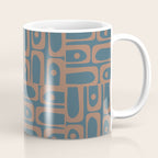 Mid Century Modern Piquet 6 Inspired by PANTONE 17 1230 Color of the Year Mocha Mousse Coffee Mug Gallery Image 1