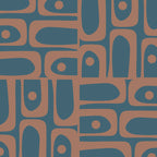 Mid Century Modern Piquet 6 Inspired by PANTONE 17 1230 Color of the Year Mocha Mousse Coffee Mug Gallery Image 2