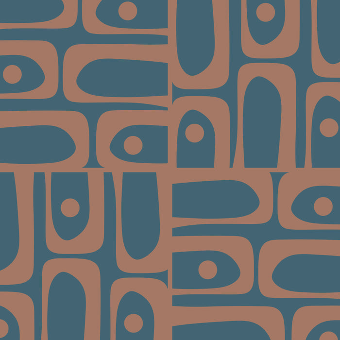 Mid Century Modern Piquet 6 Inspired by PANTONE 17 1230 Color of the Year Mocha Mousse Coffee Mug Gallery Image 2