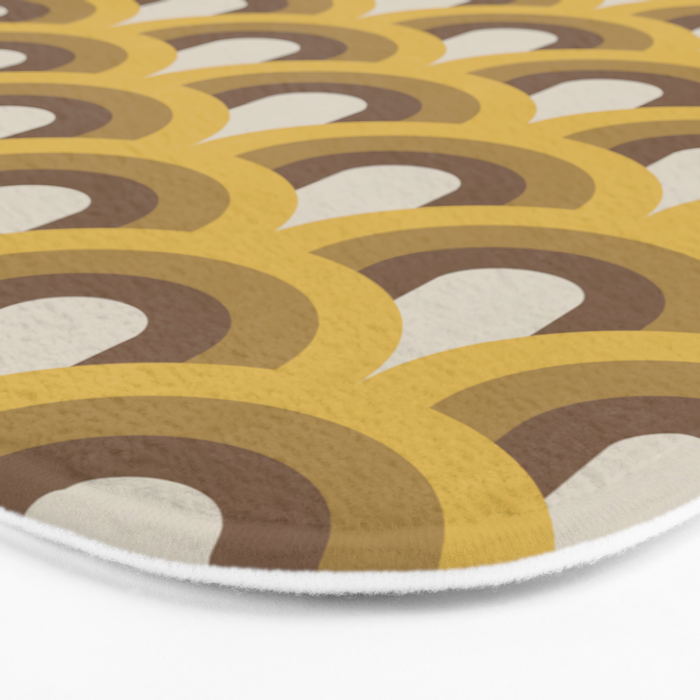 Retro Rainbows Bath Mat Gallery Image 3