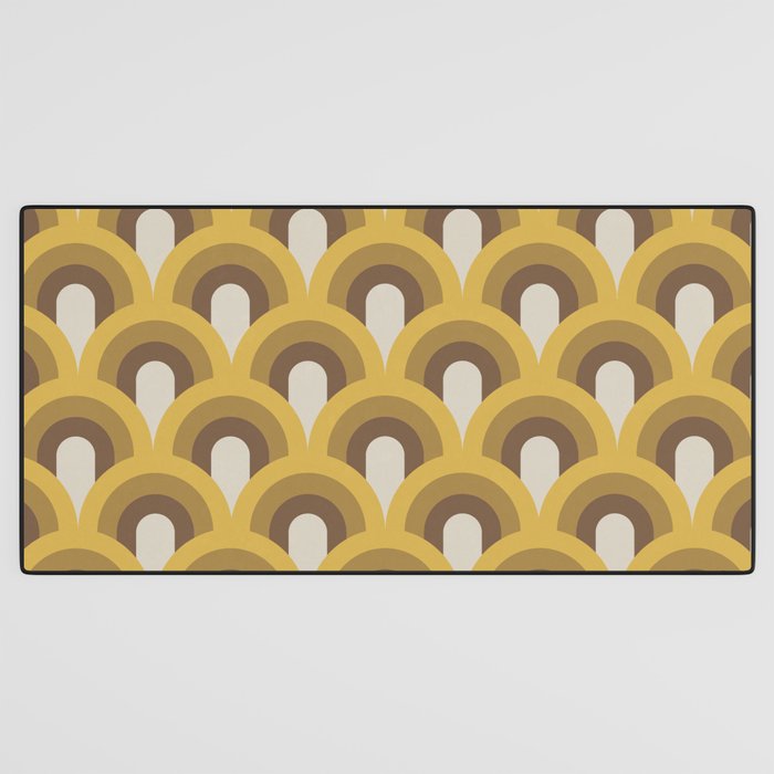 Retro Rainbows Desk Mat Gallery Image 3
