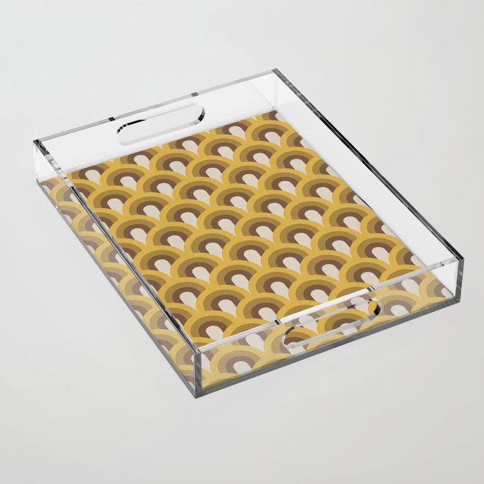 Retro Rainbows Acrylic Tray Gallery Image 1