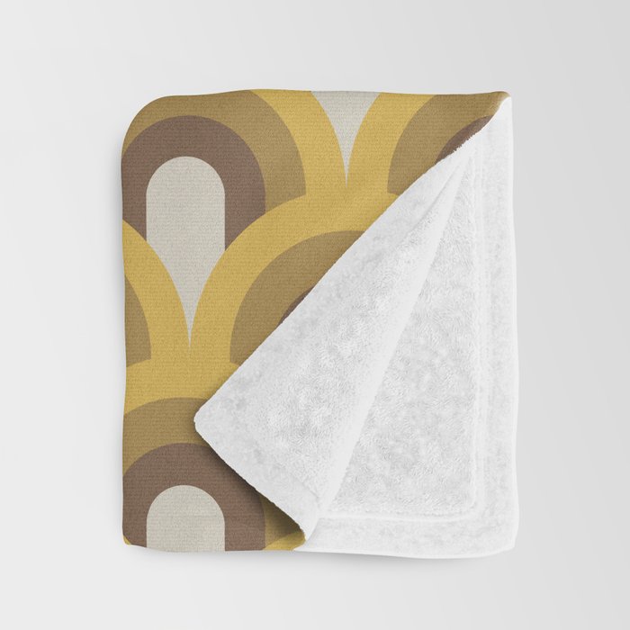 Retro Rainbows Throw Blanket Gallery Image 3
