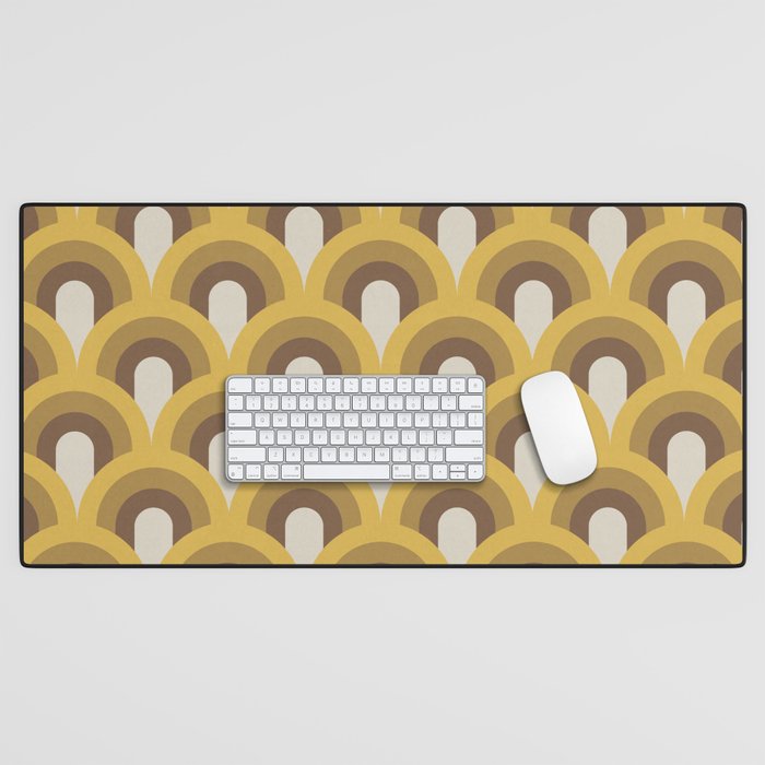 Retro Rainbows Desk Mat Gallery Image 1
