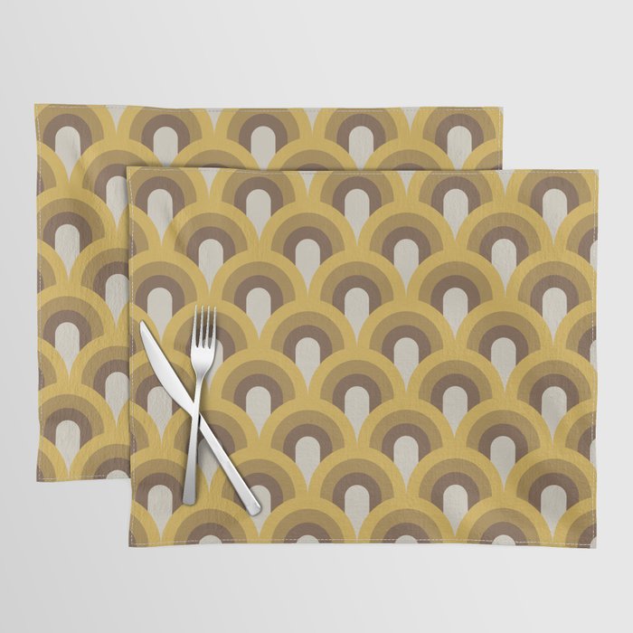 Retro Rainbows Placemat Gallery Image 1