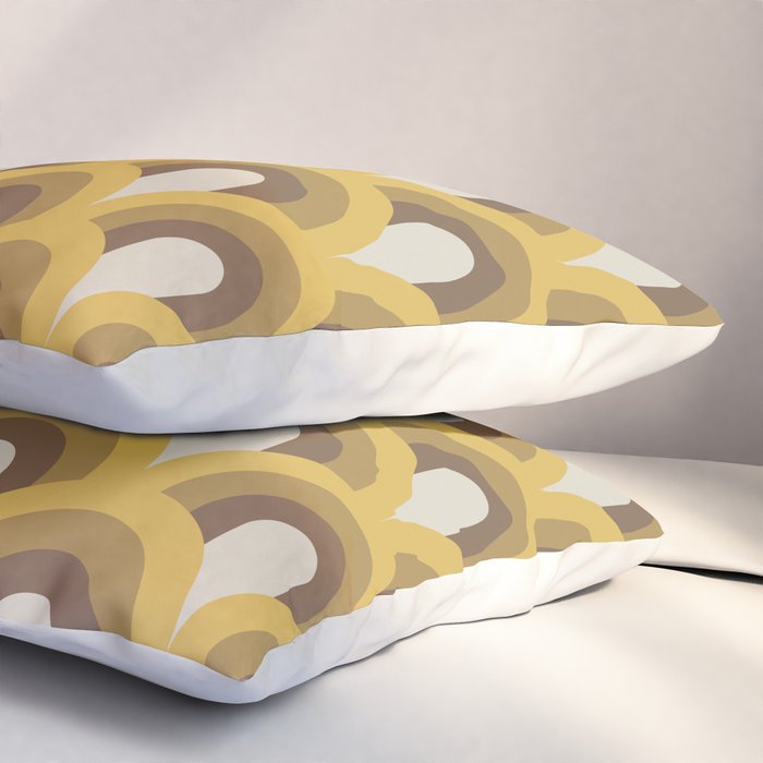 Retro Rainbows Pillow Sham Gallery Image 3