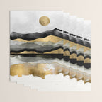 Golden Spring Moon Wrapping Paper Gallery Image 3