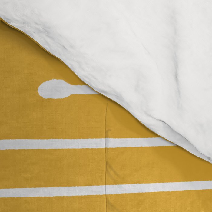 Geo (Yellow) Comforter Gallery Image 4
