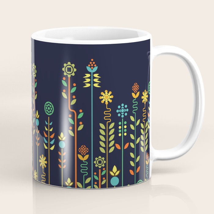 Overgrown flowers Coffee Mug Gallery Image 1